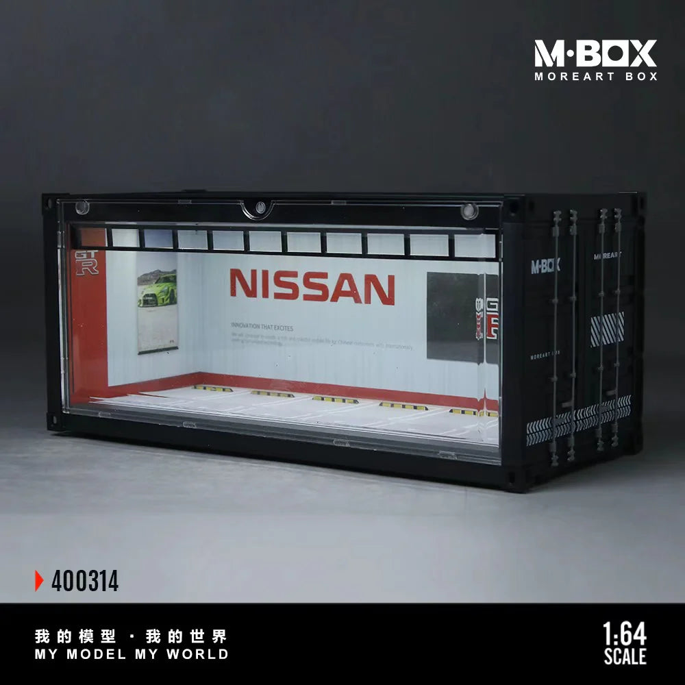 Nissan Container Storage Scene with LED Light 1:64 – M BOX MB400314