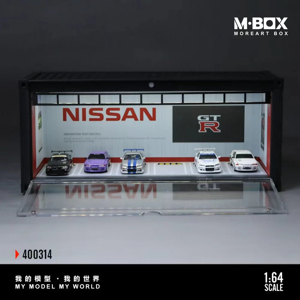 Nissan Container Storage Scene with LED Light 1:64 – M BOX MB400314