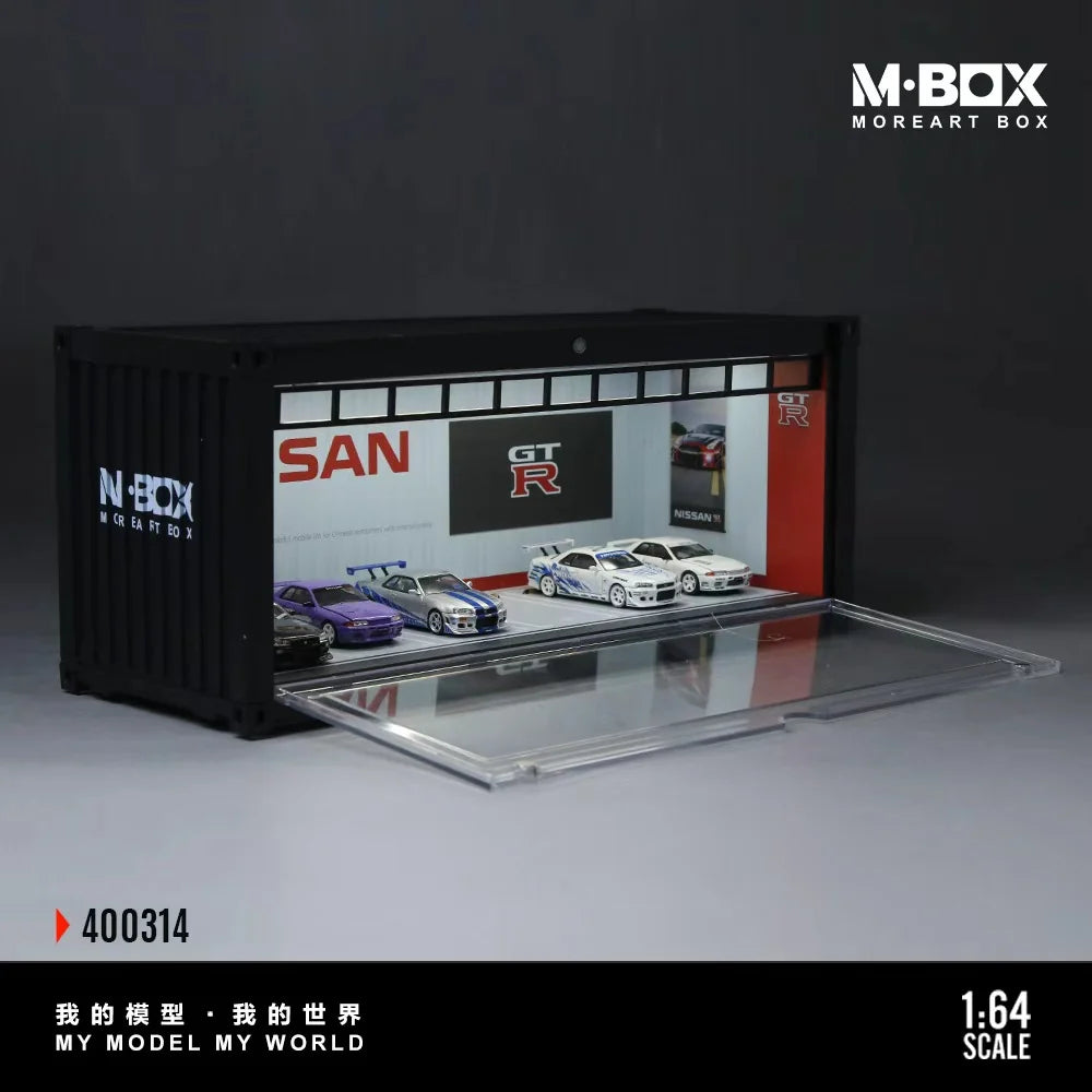 Nissan Container Storage Scene with LED Light 1:64 – M BOX MB400314