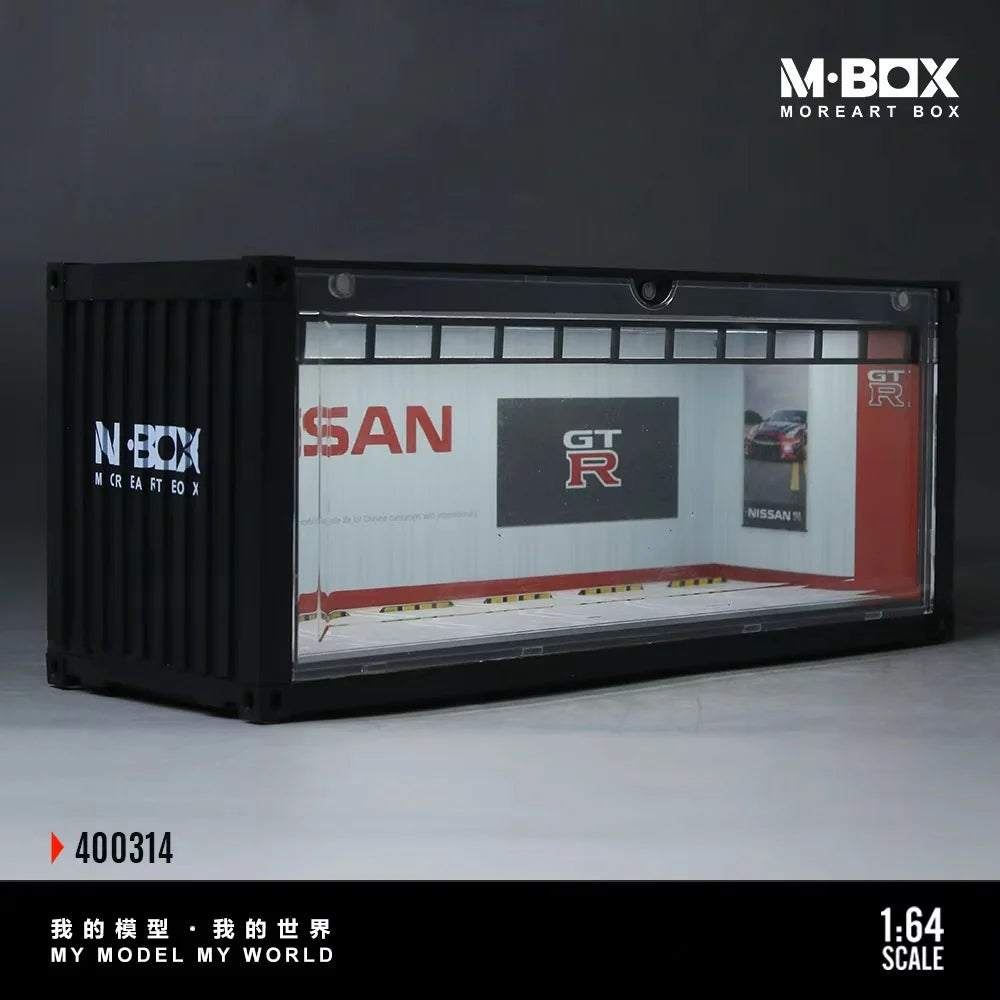 Nissan Container Storage Scene with LED Light 1:64 – M BOX MB400314
