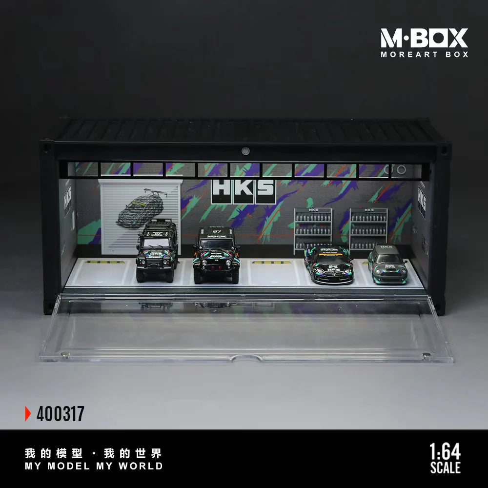 HKS Container Model Storage Scene B with Background – MBox 1:64 MB400317