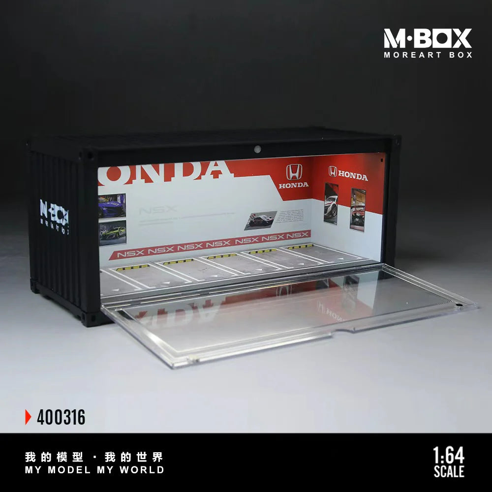 Scène de rangement conteneur Honda A – MBox 1:64 MB400316