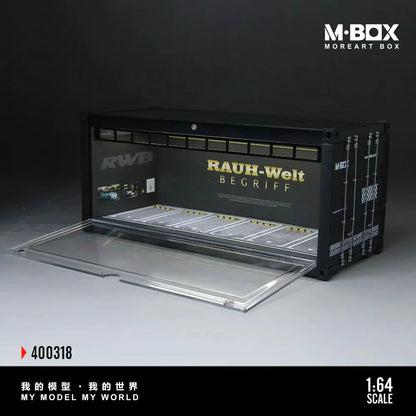 Scène de rangement conteneur RAUH-Welt Porsche C – MBox 1:64 MB400318