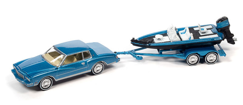 1980 Chevrolet Monte Carlo with Bass Boat