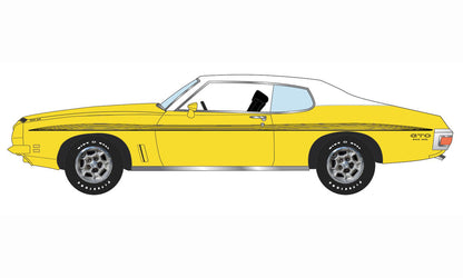 1972 PONTIAC GTO LE MANS VINYL TOP - (Monarch Yellow) - A1801227