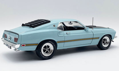 1969 Ford Mustang 428 Cobra Jet Mach 1 (Aztec Aqua)