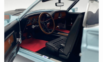 1969 Ford Mustang 428 Cobra Jet Mach 1 (Aztec Aqua)
