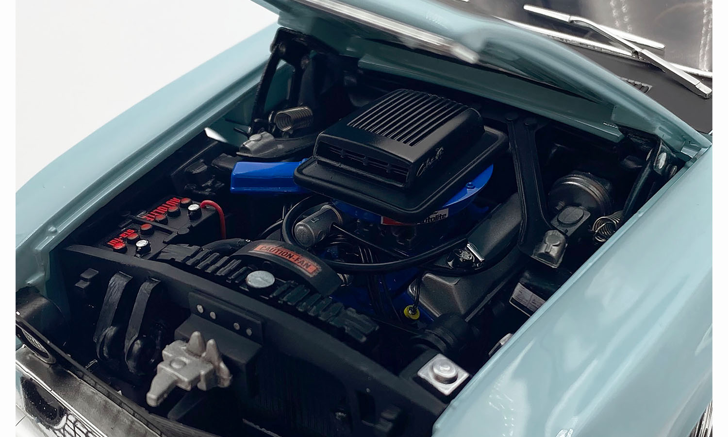 1969 Ford Mustang 428 Cobra Jet Mach 1 (Aztec Aqua)