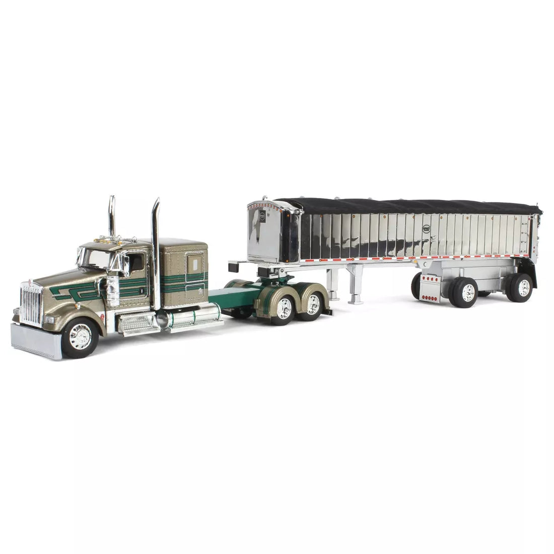 Kenworth W900L w/ MAC Dump Trailer D&amp;D Hauling &amp; Excavating