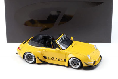 Porsche 911 (993) RWB Bodykit NOHRA RAUH-WELT yellow 2023
