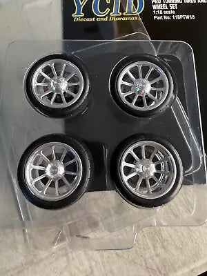 Roues 18 pouces, CNC (Haut Gamme)  18 inch, CNC Machined Alloy Tire and Wheel Set
