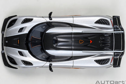 Koenigsegg One: 1 (Moon Grey/Carbon) - Autoart 1/64