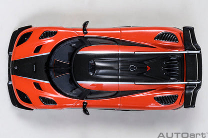 Koenigsegg One: 1 (Lava Orange/Carbon) - Autoart 1/64