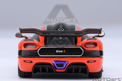 Koenigsegg One: 1 (Lava Orange/Carbon) - Autoart 1/64