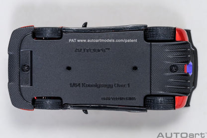 Koenigsegg One: 1 (Apple Red/Carbon) - Autoart 1/64