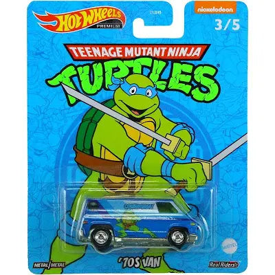 HOT WHEELS 2022, POP CULTURE, TMNT TEENAGE MUTANT NINJA TURTLES,  3/5, &