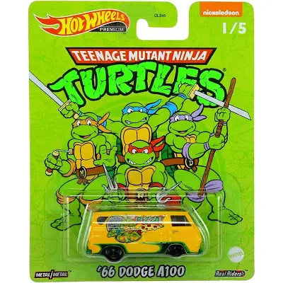 HOT WHEELS 2022, POP CULTURE, TMNT TEENAGE MUTANT NINJA TURTLES, 1/5, &