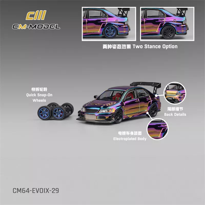 MITSUBISHI LANCER EVO IX RHD CHAMELEON CHROME  (CM64-EVOIX-29)