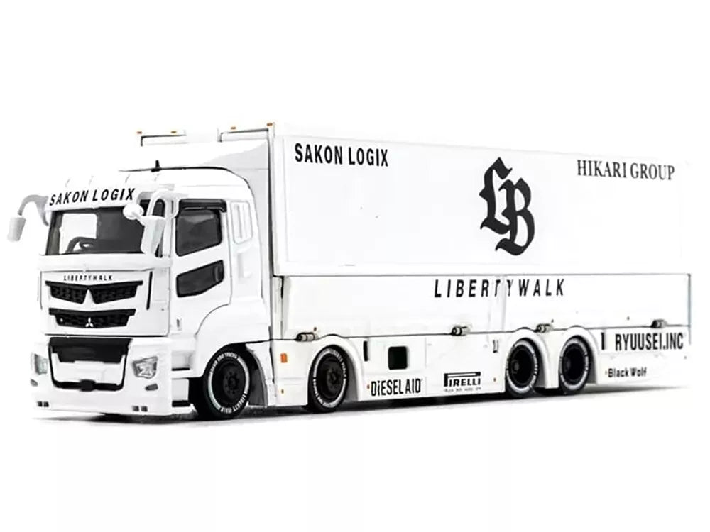 LBWK-Trucks Mitsubishi Fuso Super Great Transporter Sakon Logix