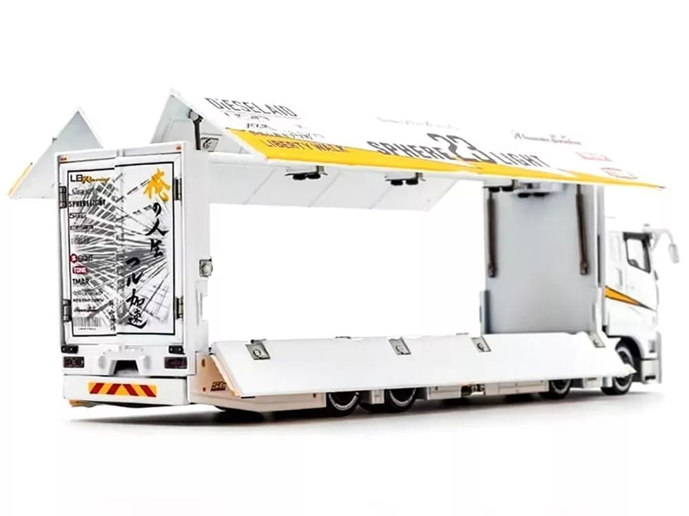 LBWK-Trucks Mitsubishi Fuso Super Great Transporter Sakon Logix