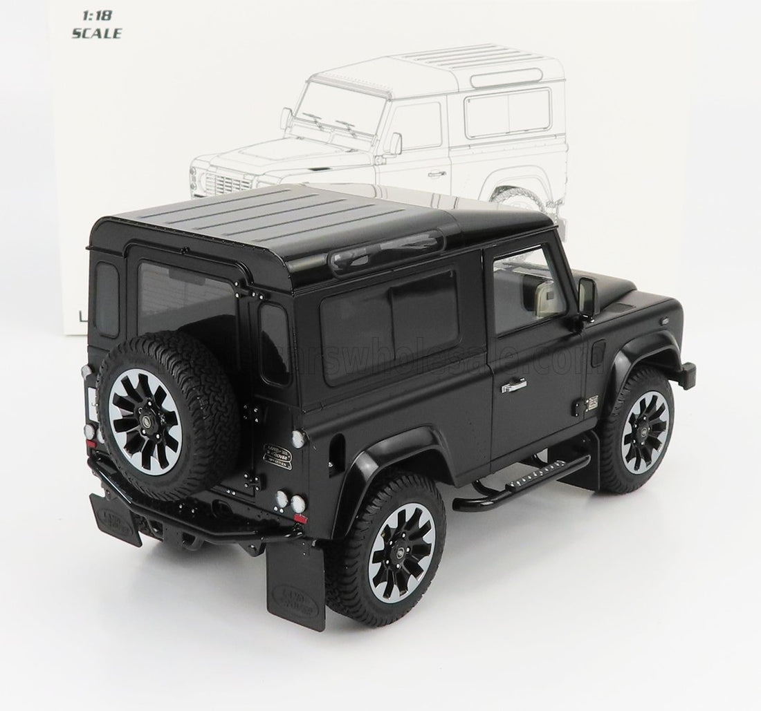 Land Rover Defender 90 2018 Works V8 70th Edition-(Matt Black)