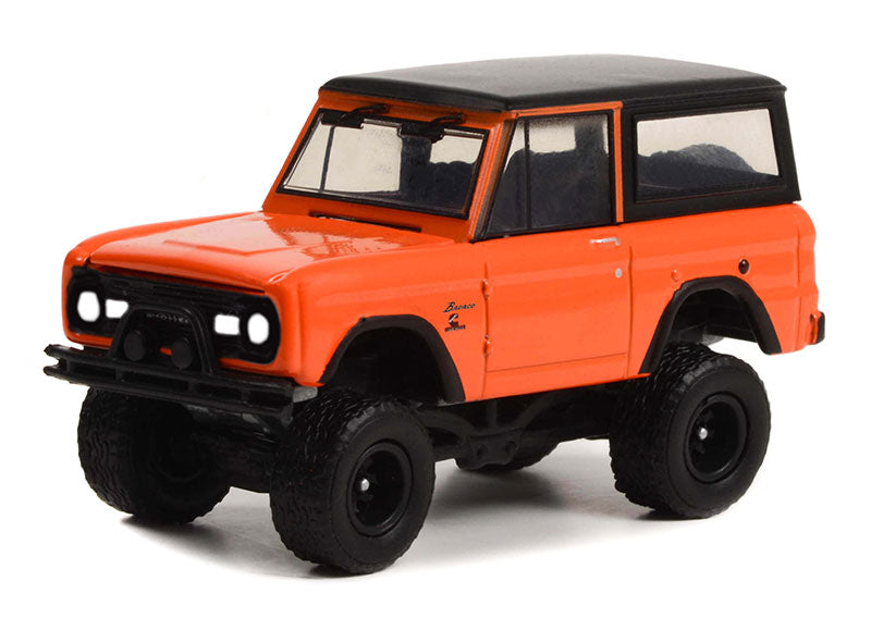 1967 Ford Bronco Custom in Custom Orange with Black Top
