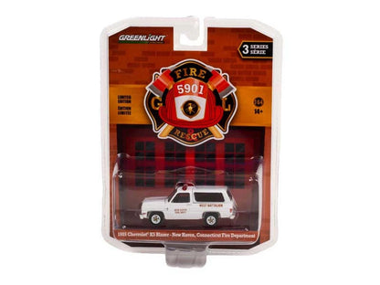 1985 Chevy K5 Blazer White New Haven Fire Department West Battalion (CT)