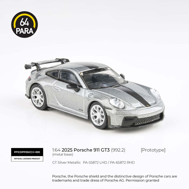 PARA64-2025 Porsche 911 GT3 (992.2) GT Silver Metallic LHD PA-55872