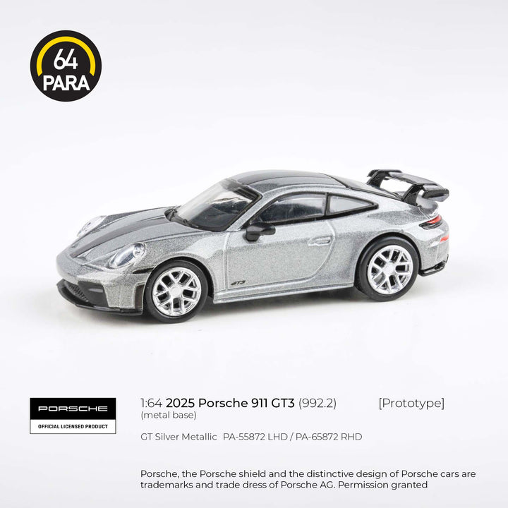 PARA64-2025 Porsche 911 GT3 (992.2) GT Silver Metallic LHD PA-55872