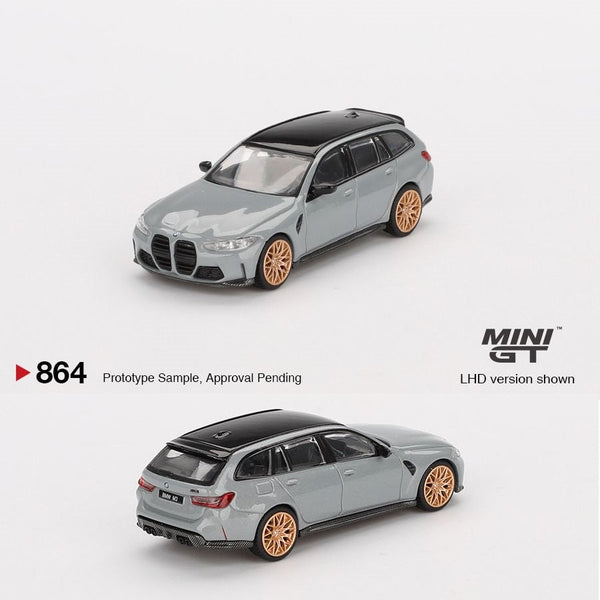 MINI GT-BMW M3 Competition Touring Brooklyn Grey MGT00864-L – Nice