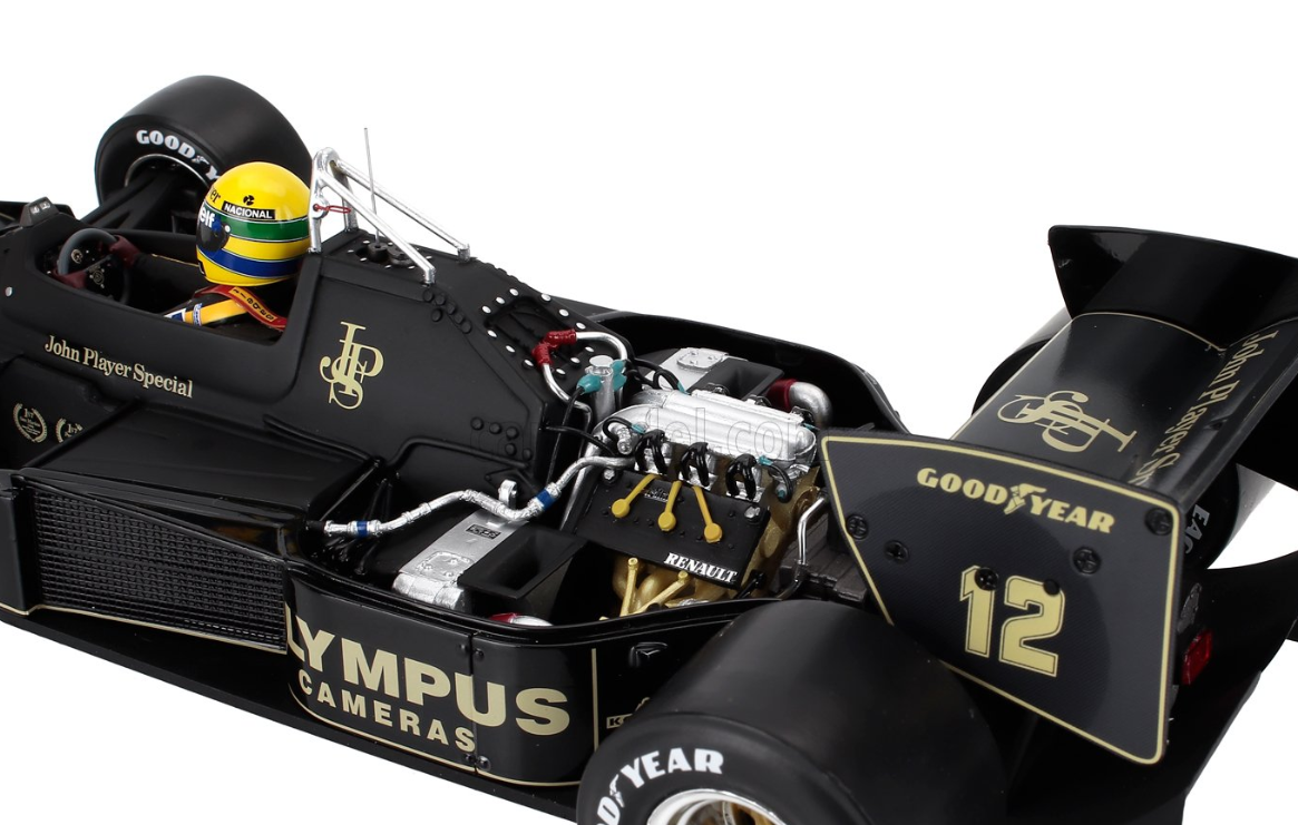 F1 97T RENAULT TURBO TEAM LOTUS JPS N 12 MONACO GP 1985 AYRTON SENNA - ENGINE DETAILS