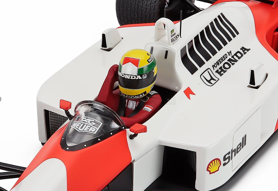 F1-MP4/4 HONDA N 12 WORLD CHAMPION WINNER BRITISH GP 1988 AYRTON SENNA