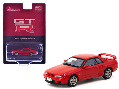 Tarmac Works, J-Collection 1:64,  Nissan Skyline GT-R (BNR32) Red (JC64-008-RD)