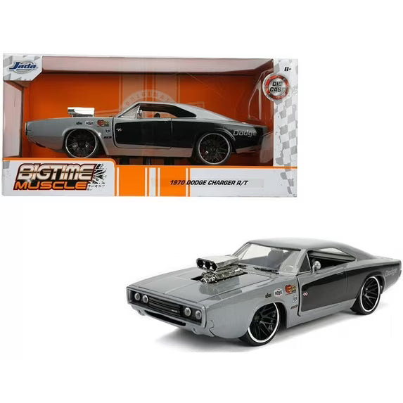 1970 Dodge Charger R/T with blower (Metallic Gray) - JD31668