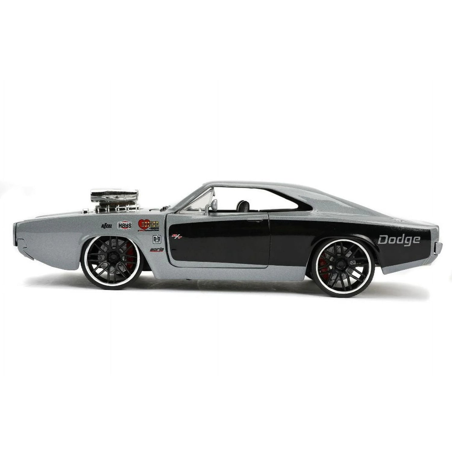 1970 Dodge Charger R/T with blower (Metallic Gray) - JD31668