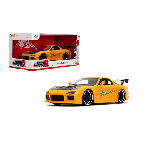 Jada 1:24 - 1993 Mazda RX-7 FD HKS Yellow Orange - JD35957