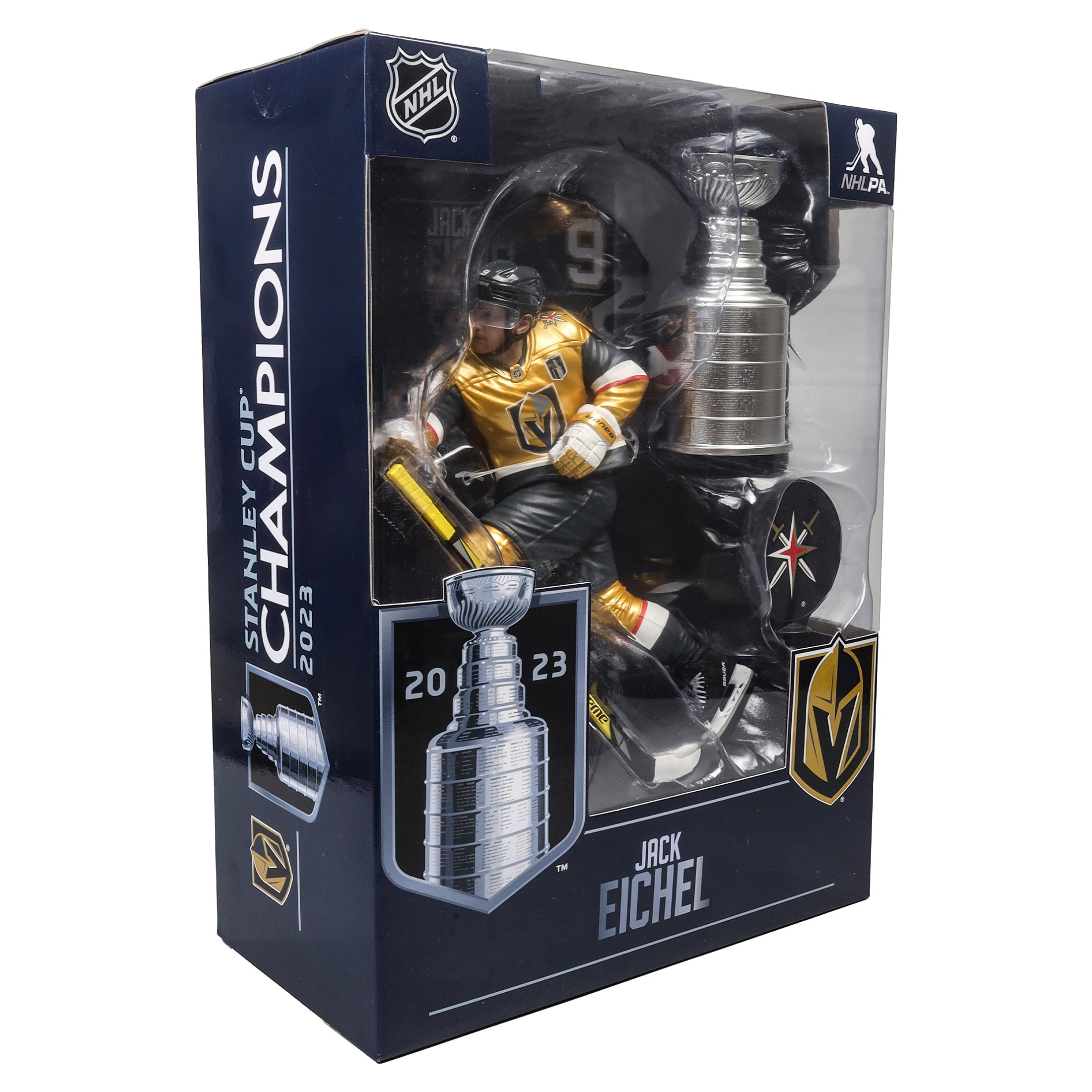 Mcfarlane マクファーレン NHLフィギュア ジャック・アイケル（レア） McFarlane Toys - Jack Eichel w/Stanley Cup (Vegas Glden Knights