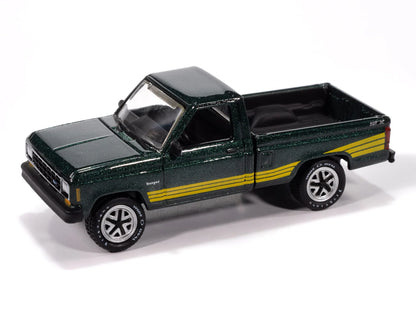 Johnny Lightning-1987 Ford Ranger STX (Alpine Green W/ Gold STX Stripes) JLCG037-1