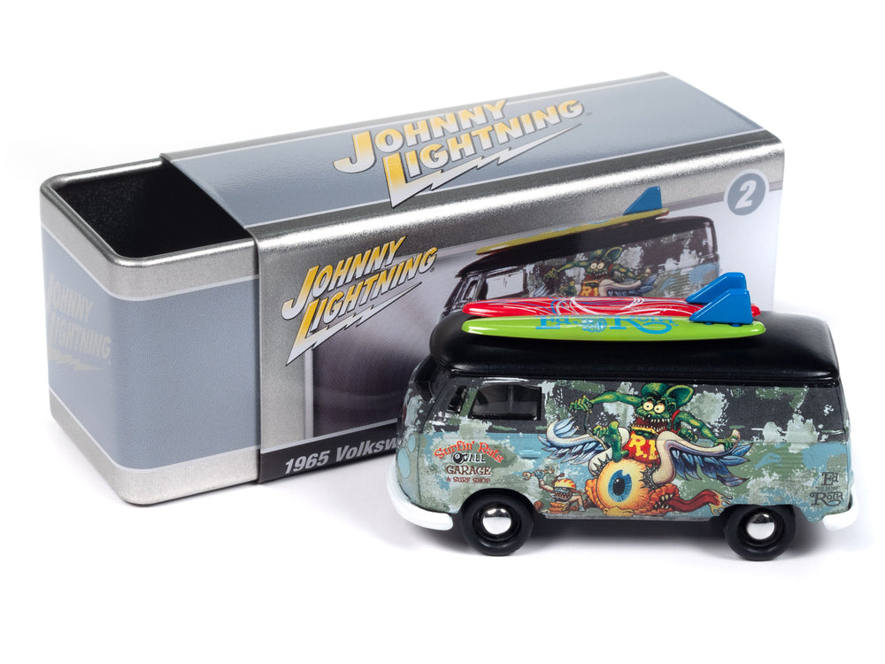 1965 VW Type II Transporter Rat Fink (Flat Black &amp; Bahama Blue)