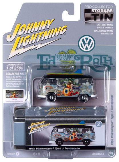 1965 VW Type II Transporter Rat Fink (Flat Black &amp; Bahama Blue)