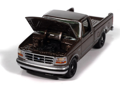 Johnny Lightning-1993 Ford F-150-(Medium Mocha Poly) JLCT017-2