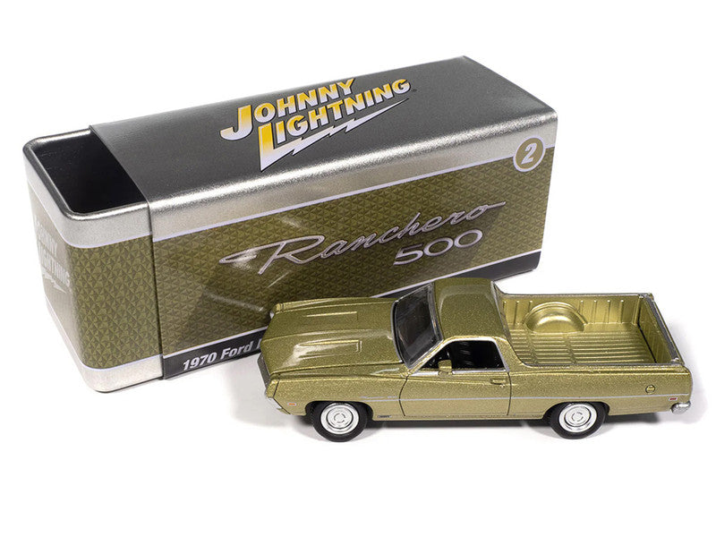 Johnny Lightning-1970 Ford Ranchero 500 (Medium Lime Poly) JLCT018-2