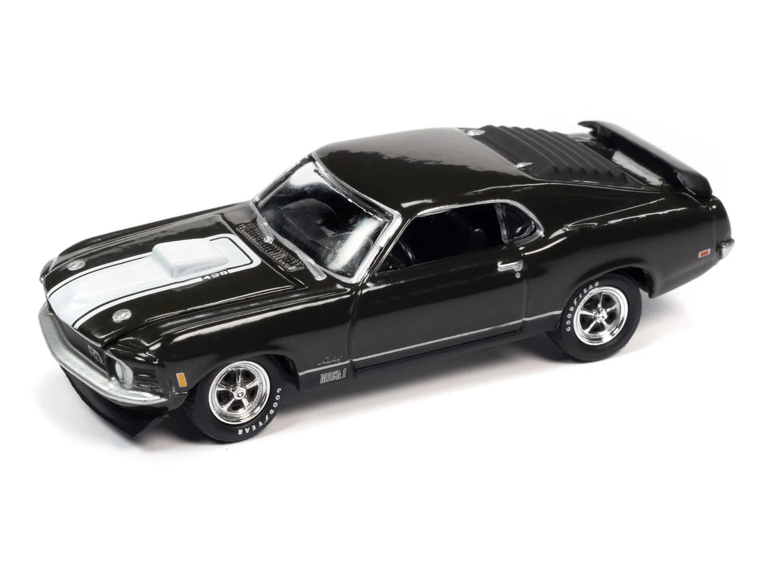 1970 Ford Mustang Mach 1 (Ivy Green Metallic w/White 428 Hood Stripe)