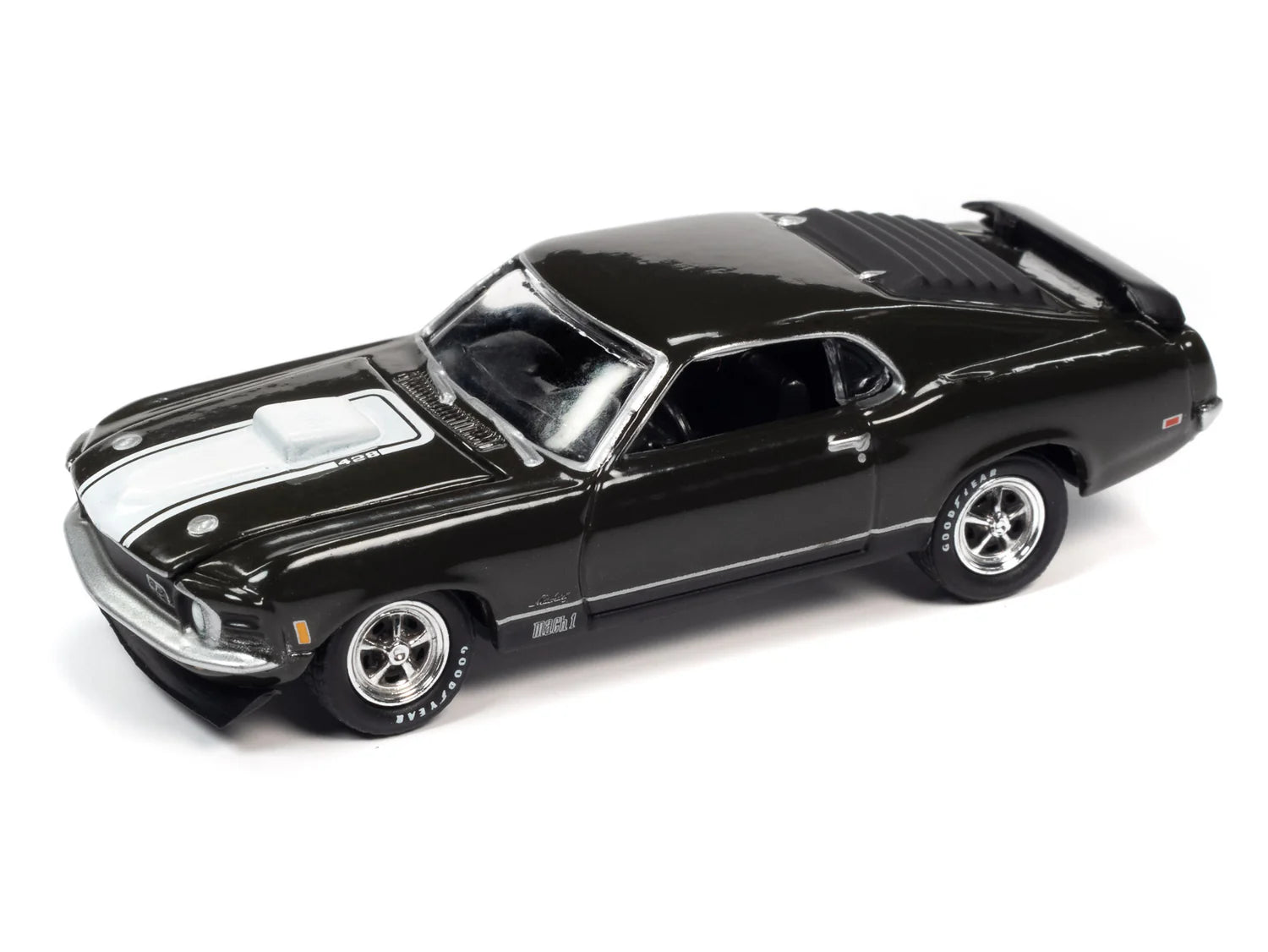 1970 Ford Mustang Mach 1 (Ivy Green Metallic w/White 428 Hood Stripe)
