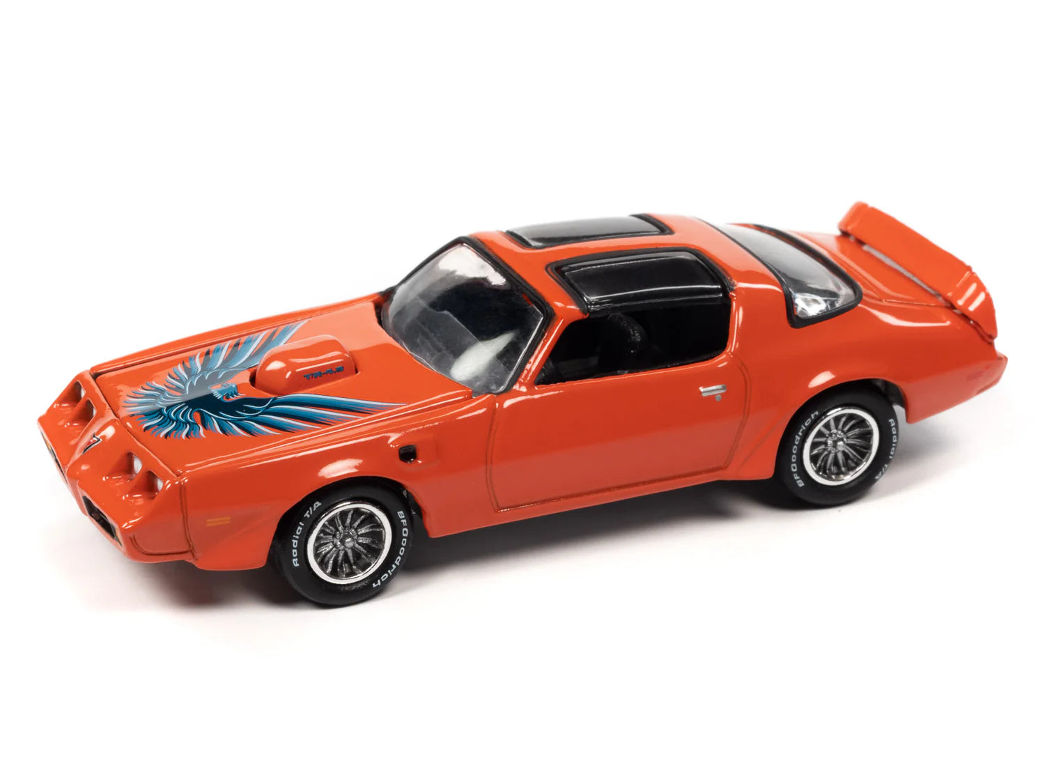 1981 Pontiac Firebird T/A (Red Orange w/Blue Bird on Hood)