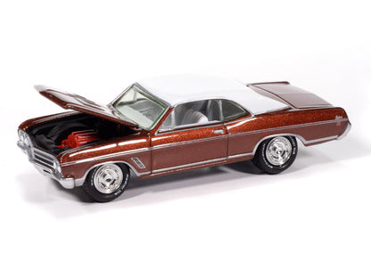 Johnny Lightning-1966 Buick Skylark GS in Riviera Red Poly (JLMC038-2)