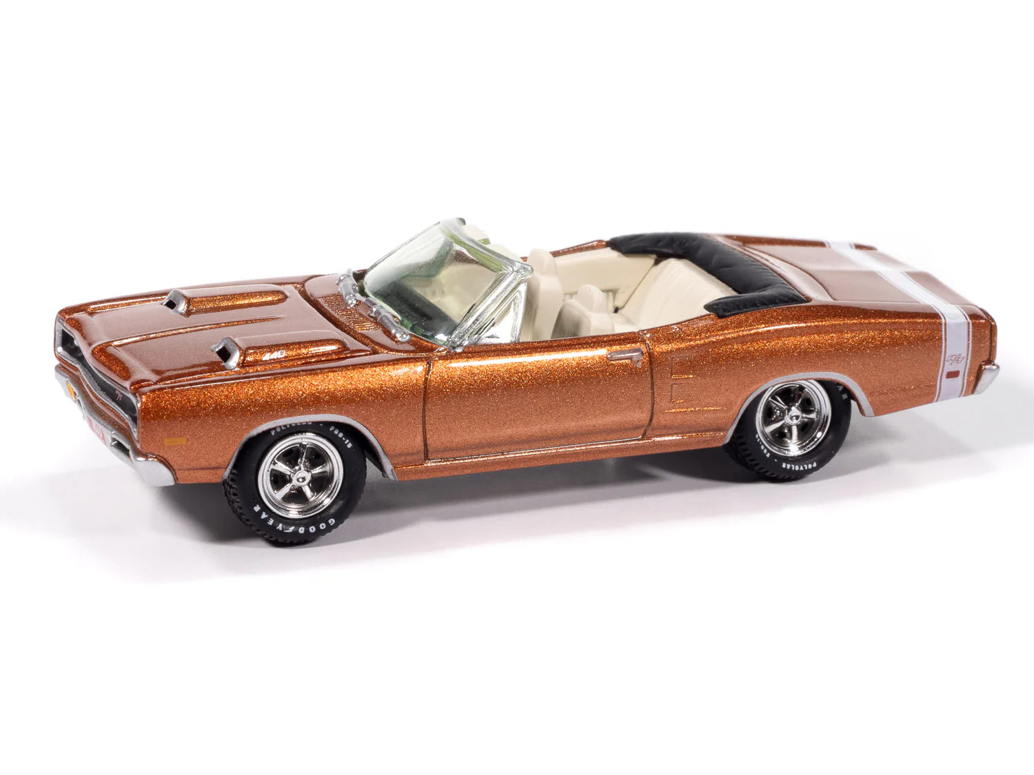 Johnny Lightning-1969 Dodge Coronet R/T Convertible in T5 Copper (JLMC038-5)