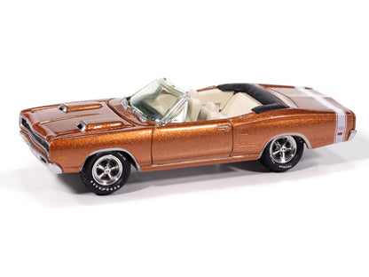Johnny Lightning-1969 Dodge Coronet R/T Convertible in T5 Copper (JLMC038-5)
