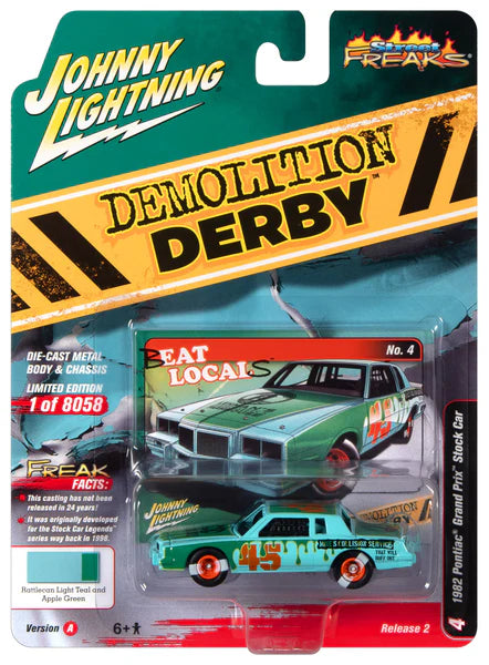 1982 Pontiac Grand Prix Stock Car - Johnny Lightning Street Freaks 1:64 - JLSF024-2A-4