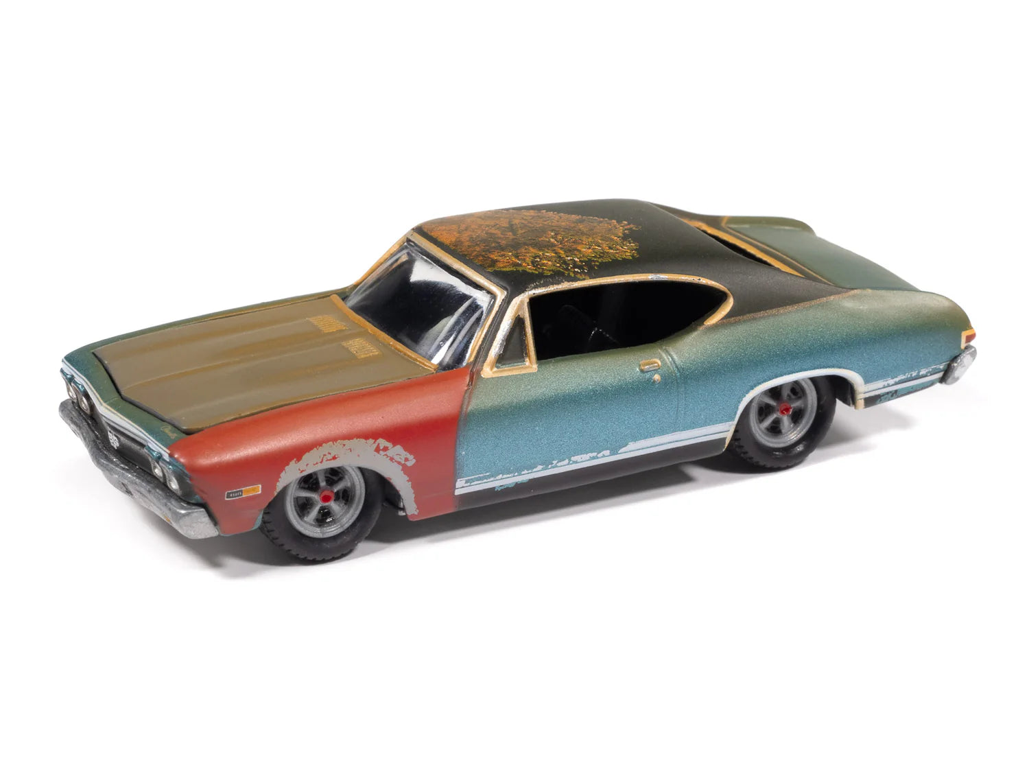 Johnny Lightning-1968 Chevrolet Chevelle ("Project in Progress"-Tripoli Turquoise) JLSP404B
